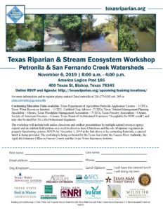 Texas Riparian & Stream Ecosystem Workshop